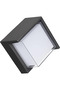 Modern 12W LED Outdoor Wall Light, Waterproof Outdoor Wall Light, Suitable for Balconies, Gardens, and Courtyards - Warm White Light (Square) - 3