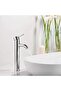 Chrome-plated single-handle mixer tap for washbasins and bathrooms, single-hole steel washbasin tap - 3