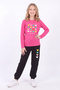 Girls' Printed Long Sleeve Tracksuit Set - 2