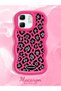 Infinix Hot 50I Compatible Wavy Frame Leopard Print High Quality Silicone Phone Case