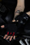 Motorcycle Gloves Biker Gloves Summer Half Fingerless Ce En-13594 Certified Anti-Slip Jk-Yx2 Red - 3