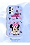 Samsung Galaxy A73 Compatible Wavy Frame Mouse Cartoon Patterned High Quality Silicone Phone Case