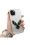 iPhone 15 Pro Max Compatible Hard Acrylic Back Silicone Edge Lens Protection Case