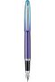 Expressions VFM 9430 Pen, Blue and Purple Pearlised Gradient, Metal with Chrome-Plated Trims, Medium Point, Refillable (Fountain Pen (Medium nib)) - 6