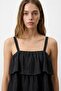 26Yblz02004 Women's Strappy Gathered Blouse