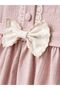 Nostalgic Collar Detailed Bowknot Girls' Dress - 4