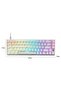 لوحة مفاتيح ميكانيكية صغيرة من نوع Generic Magic-Refiner MK26 RGB مع مفاتيح حمراء، باللغة العربية، باللون الأبيض - 4