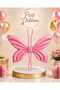 Pink Butterfly Foil Balloon 84 X 60.5 cm Can Only Be Inflated by Air Can Be Tied to a Stick Birthday Baby Shower Party Decoration