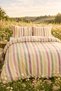 Milbay Group Multi-Colored Striped Duvet Cover Set Modern Minimalist Geometric Pattern Double Bed Quilt Cover