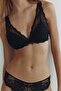 Padded soft lace bra - 2