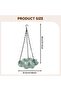 Bird feeder – Hanging bird feeder – with hooks – Four-compartment design – Large capacity – Green – Perfect for gardens, patios, and hanging in trees - 3