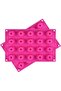 Two mini silicone molds in a classic Parisian style, with a non-stick protective plate, 30x20x2.3 cm. - 2