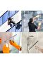 Professional window squeegee with rubber lip, 30 cm, black, for shower, bathroom, mirror, glass cleaning, window cleaning, shower squeegee - 2