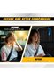 Sunshade for baby cars, Insulating curtain for car interior, Car side windows, 2 pieces, 65 x 50 cm, for sun protection, privacy, black - 4