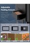 Automatic fish feeder - 320 ml - with timer - suitable for pellets and powdered food - suitable for aquariums and ponds - food easy to measure and add - 3