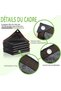 Shade netting, 3 x 4 meters, sun-protected, 95% UV protection, windproof, suitable for greenhouses, gardens, pergolas, patios, lawns, and pet shops. - 4