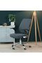 Elastic chair cover, office chair seat cover, swivel office chair seat cover, swivel chair seat cover, gray. - 4