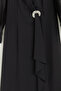 Balloon Sleeve Stylish Kaftan Set - Black - 4