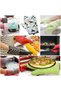1 Pair Oven Mitts Heat-Resistant Gloves Barbecue Grill Mitts Heat-Insulating Gloves Cooking Polyester Accessories - 2