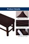 Elastic Restaurant Bench Cover Jacquard Spandex Seat Removable Soft Cushion Bench Cover Washable Kitchen White 160-180cm - 3