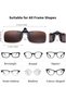 Clip-on sunglasses suitable for prescription glasses, with high-quality polarized lenses, are the ideal clip-on sunglasses for prescription glasses. - 3
