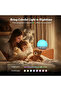 fluorescent alarm clock light, wake-up light, simulates sunset, with 24 sounds and 7 colors of light. - 5