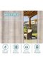 Two-pack Outdoor blinds, 132x241 cm, Light brown, Gazing blinds, Waterproof, Blackout blinds, Velcro fastening, No drilling required - 5