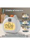 Koala 3-in-1 Kids Digital Alarm Clock & Dimmable Night Light, USB-C Wireless Sleep Trainer for Boys & Girls - 3