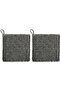 Crocheted Heat Insulation Mats - 2-Pack - Square Cotton - Heat Resistant Placemats