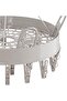Foldable clothes rack with 24 clips - Round - Plastic - Portable - Suitable for drying socks, towels, underwear, and baby clothes - 32.5x32.5x33 cm - 4