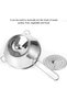 Manual food blender, perfect for salads and vegetables, made of stainless steel, easy to clean - ideal for all textures. - 2
