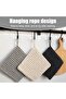 Crocheted Heat Insulation Mats - 2-Pack - Square Cotton - Heat Resistant Placemats - 2