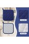 A set of 6 heat-resistant mats, including silver-coated square placemats for heat-resistant gloves, anti-scalding food mats - 2