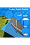 - Waterproof Ground Sheet - Swimming Pool Ground Sheet - Pool Underlay - 274 x 274 cm - PE Material - Tear Protection - Pool Mat - 5