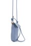 Knot Detailed Leather Mini Women's Crossbody Bag Retro Baby Blue - 3