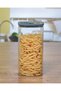 1500 ml Borosilicate Glass Gray Silicone Vacuum Lid Storage Jar Square Food Jar