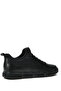 حذاء كاجوال رجالي من الجلد الطبيعي باللون الأسود 19676-M - 4
