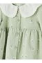 Rmz Gi̇yi̇m Farkiyla Baby Roba Collar Floral Baby Girl Dress - 6