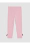 Lcw Kids Pink Elastic Waist Girls' Long Tights, Pack of 2 - 4