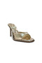 Gold Women's Heeled Slippers 319.018-182