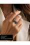 Vintage Hippie Minibus Design Adjustable Women's Ring – Retro Caravan and Peace Symbol Detail