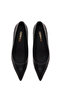 Women's Black Thin Heeled Leather Stiletto Af200020Dv - 5