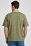 Men Crew Neck Short Sleeve Solid T-Shirt, Olive - 4
