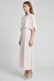 Women Plain Maxi Dress, Cream - 4