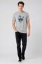 Men 2 Pieces Crew Neck Short Sleeve Brand Logo T-Shirt, Multicolor - 5
