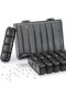 2-Pack 7-Day AM/PM Weekly Pill Organizer Box (4-Times-a-Day, Black) - 4