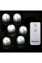 12 Flameless Flickering LED Candle Lights Underwater Battery Powered Remote Control Diving Lighting Christmas Cool White - 5