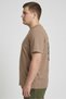 Men Sportswear Fit Short Sleeve Outdoor T-Shirt, Tan - 4