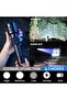 High-powered, zoomable LED flashlight with 5 modes, suitable for camping, hiking, and fishing. - 4