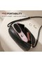 Rechargeable Cordless Hair Straightener Brush & Heated Styling Comb (Pink) - 4